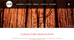 Desktop Screenshot of culturecotenord.com