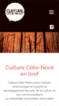 Mobile Screenshot of culturecotenord.com